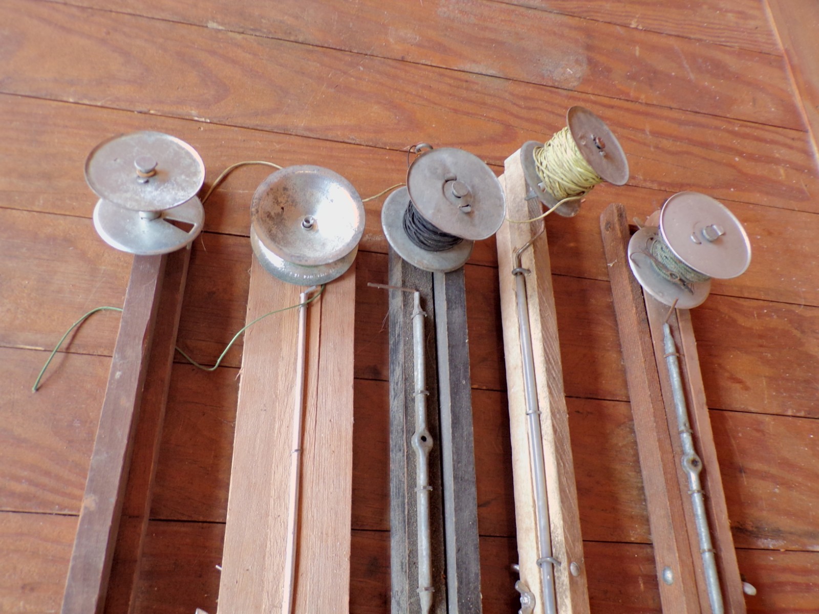 Lot of Vintage Ice Fishing Fish Tip Ups Ice Winter Cabin Cottage Lake House Deco eBay