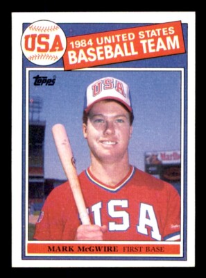 1985 Topps Baseball #401 Mark McGwire (1984 USA BB Team) NM/MT or Better *d3