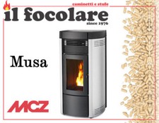 STUFA A PELLET MCZ MUSA HYDRO MATIC 18 R  + VENTILAZIONE IDRO PELLET STOVE