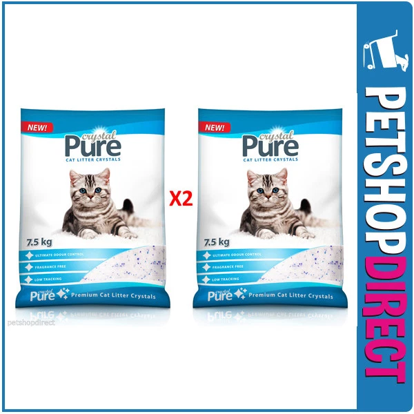 Cat Litter Crystals 2 x 7.5kg BULK BAGS 15KG SYDNEY DELIVERY
