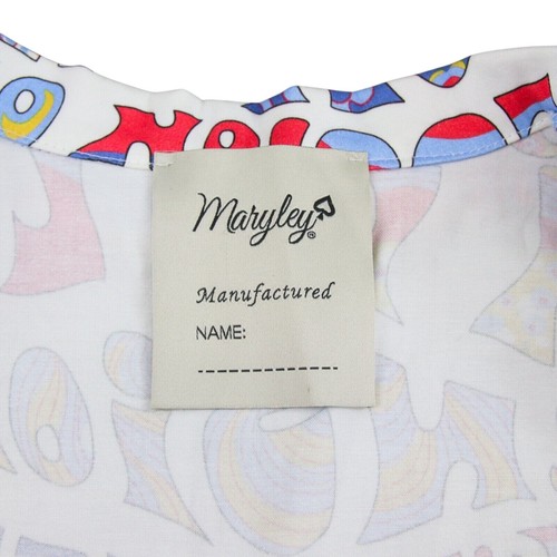 Maryley Two Piece Skirt Suit Set Women's Size US 30 Retro Hippie Modern Colorful - Picture 3 of 12