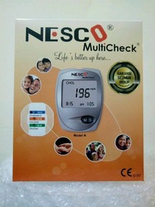 Multicheck GCU NESCO 3 in 1 Glucose, Cholesterol, Uric