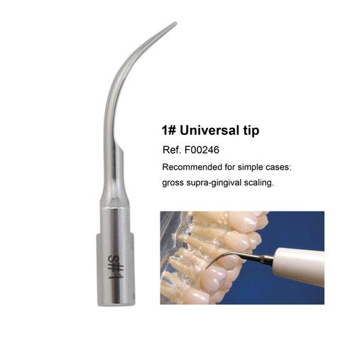 Universal Scaling Tip #1 F00246 Fit Satelec Acteon P5 XS Newtron Dental Scaler - Picture 2 of 10