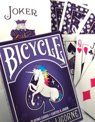 トランプ BICYCLE UNICORN RAINBOW GILDED Gilded Bicycle Rainbow Unicorn Playing Cards – Rare Playing