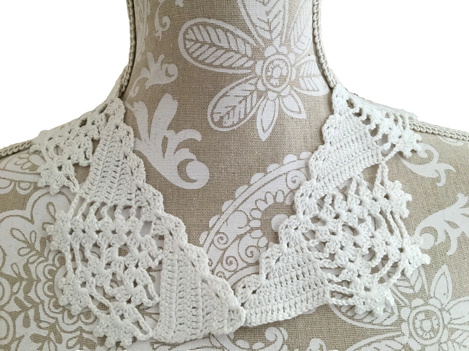 Collares VINTAGE algodón de mujer