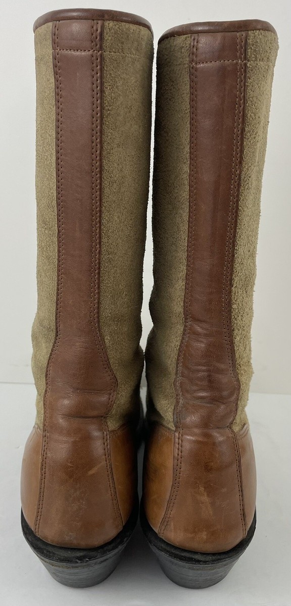 OLATHE Womens 16 Eyelet 11” Lace Up Kiltie Packer Boots Size  display picture 2