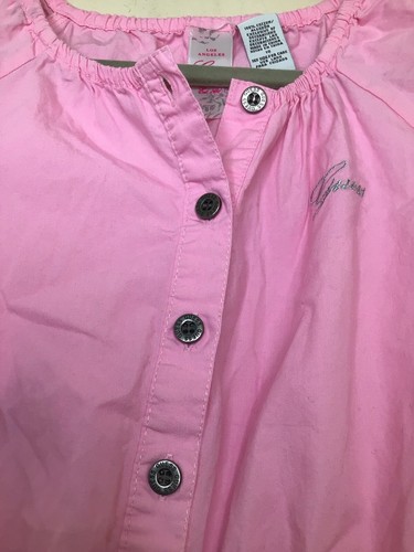 GUESS Los Angeles Girls Size 10 One Piece Romper Jumpsuit Shorts Button Front - Picture 11 of 19