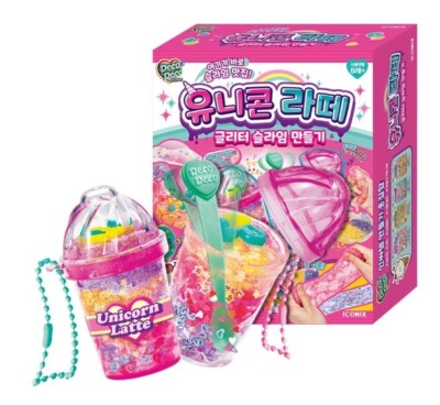 Deco Deco Unicorn Latte Glitter Slime Making Korea Toy Toys