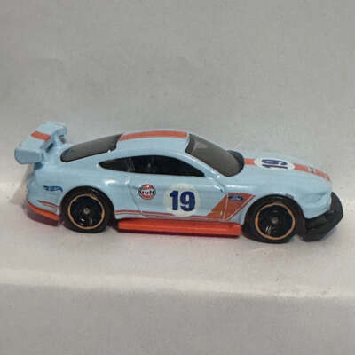 Blue Gulf #19 Custom '18 Ford Mustang GT FYB67 ©2018 Hot Wheels