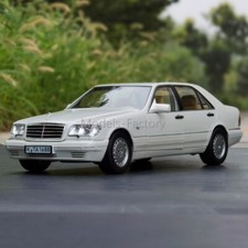 1:18 Norev Benz Maybach S320 W140 Diecast Model Car Boys Girls Gifts Black/White