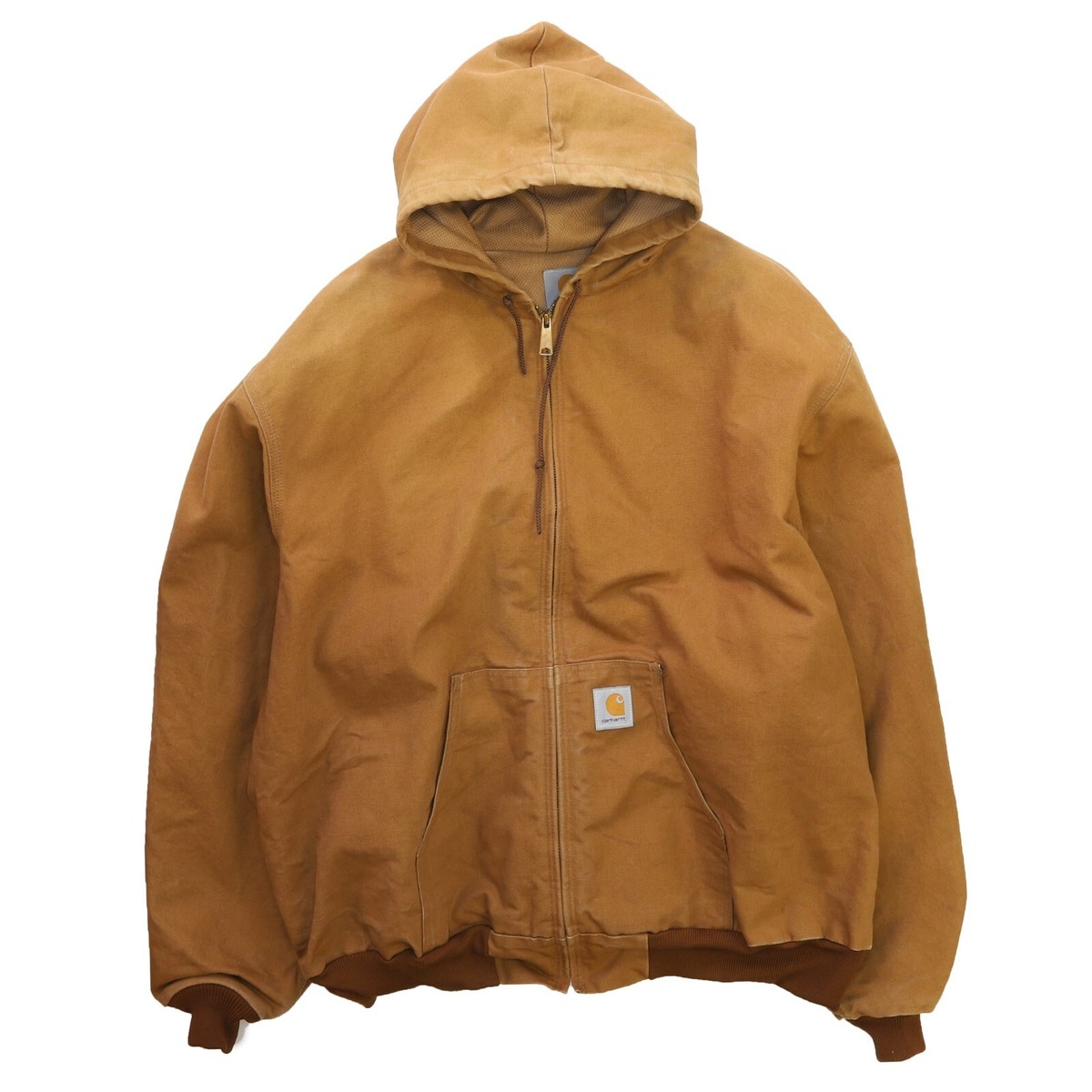 Vintage Carhartt Canvas Active Bomber Work Jacket Size 4XL J03 BRN