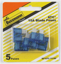 5 Pack 15 Amp ATC Automotive Blade Fuses Standard Car Truck Fuse Replacements