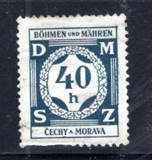 BOHEMIA & MORAVIA STAMP WWII CECHY & MORAVIA STAMP USED LOT 1497BX