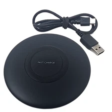 Samsung Wireless Fast Charging 10W Pad Dock for S21 S23 Note 10 iPhone 15 14 Pro
