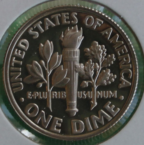 1993 S SILVER Proof Roosevelt Dime Ten-Cent Coin 10c from US Mint