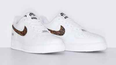 靴 GOODENOUGH Supreme Nike Air Force 1 27.5 Nike Supreme x GOODENOUGH x Air Force 1 Low White Cheetah