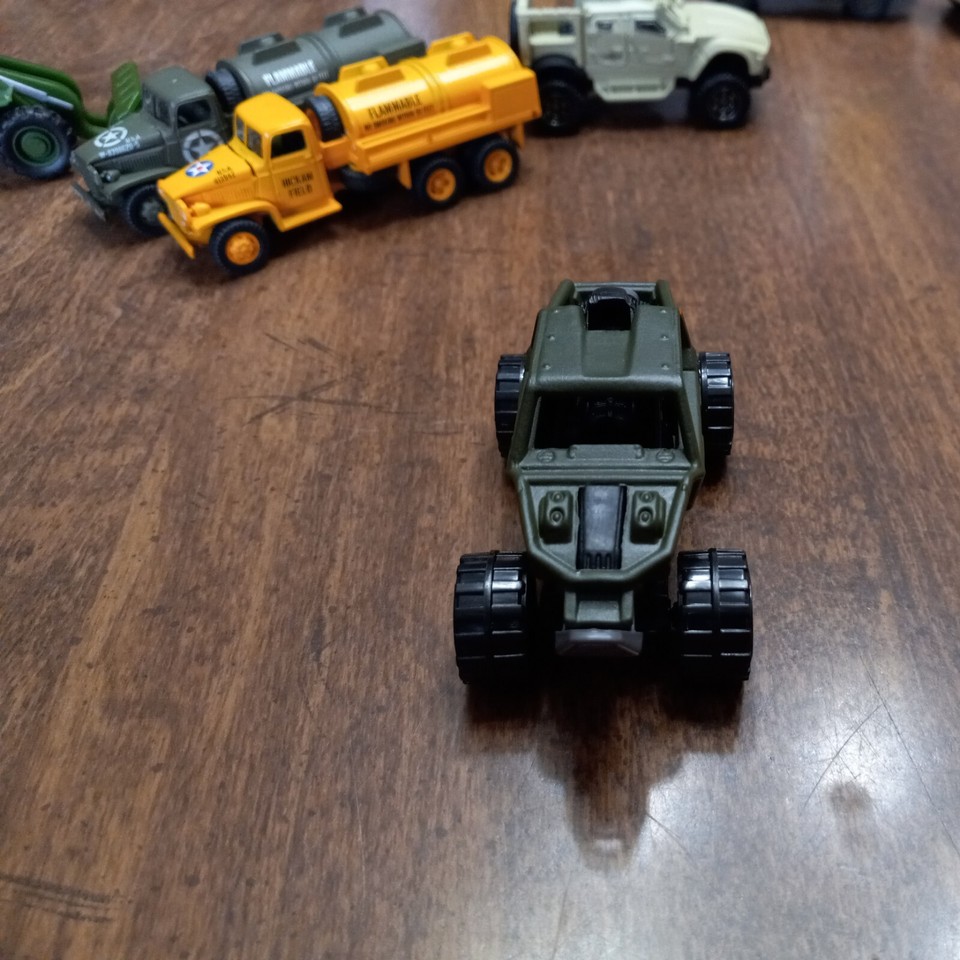 Matchbox Diecast MBX Metal Off-Road Rider Olive Drab Green Military ...