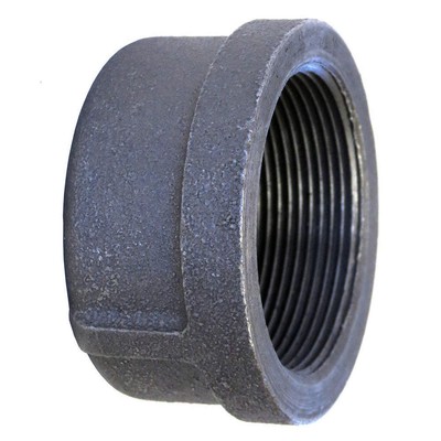 ANVIL 0319901088 Round Cap, Malleable Iron, 5 in, FNPT 25CG55