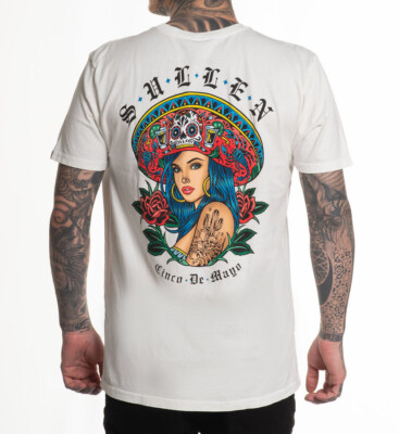 Sullen Clothing T-Shirt Cinco De Mayo Art Collective Tattoo Mexican Sombrero