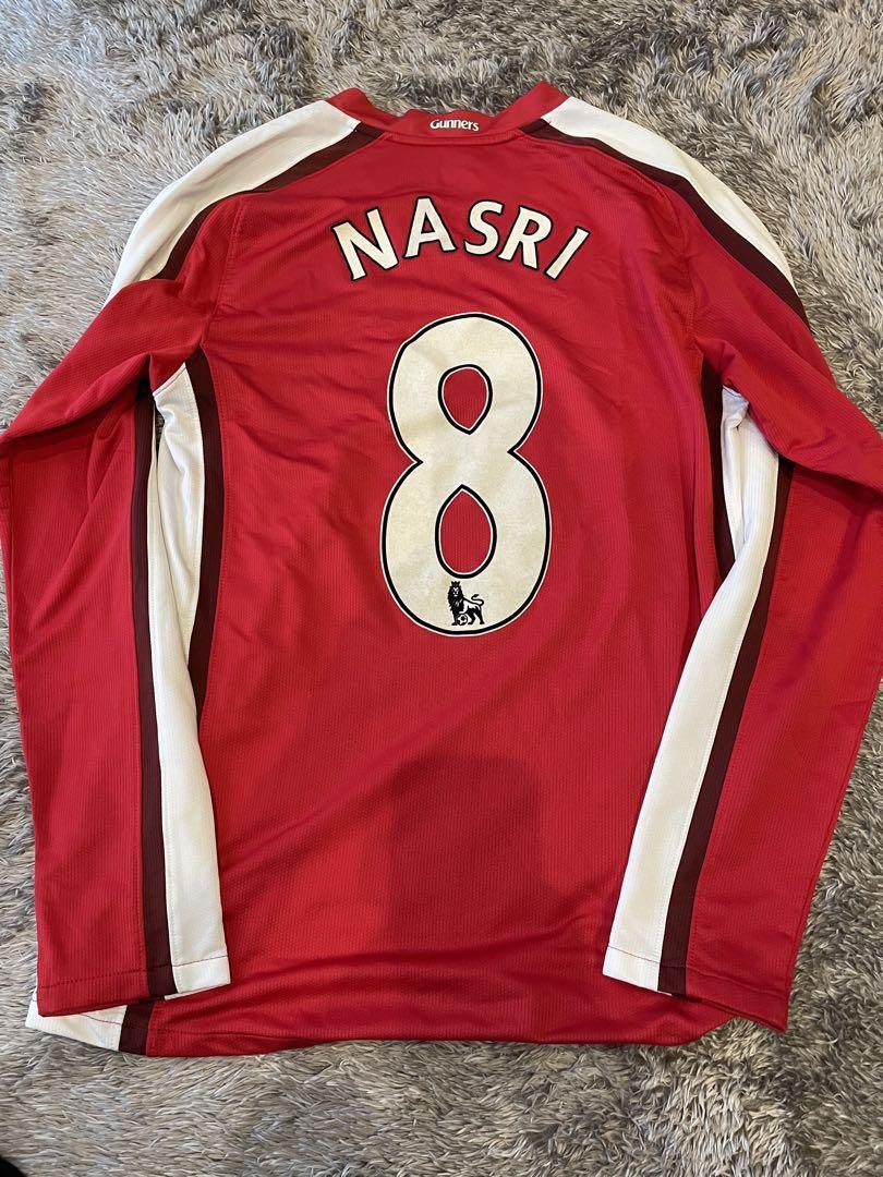 アーセナル NASRI 8番 シャツ Mサイズ UEFA MEN FC ARSENAL 2008/2009 SAMIR NASRI #8 SOCCER FOOTBALL