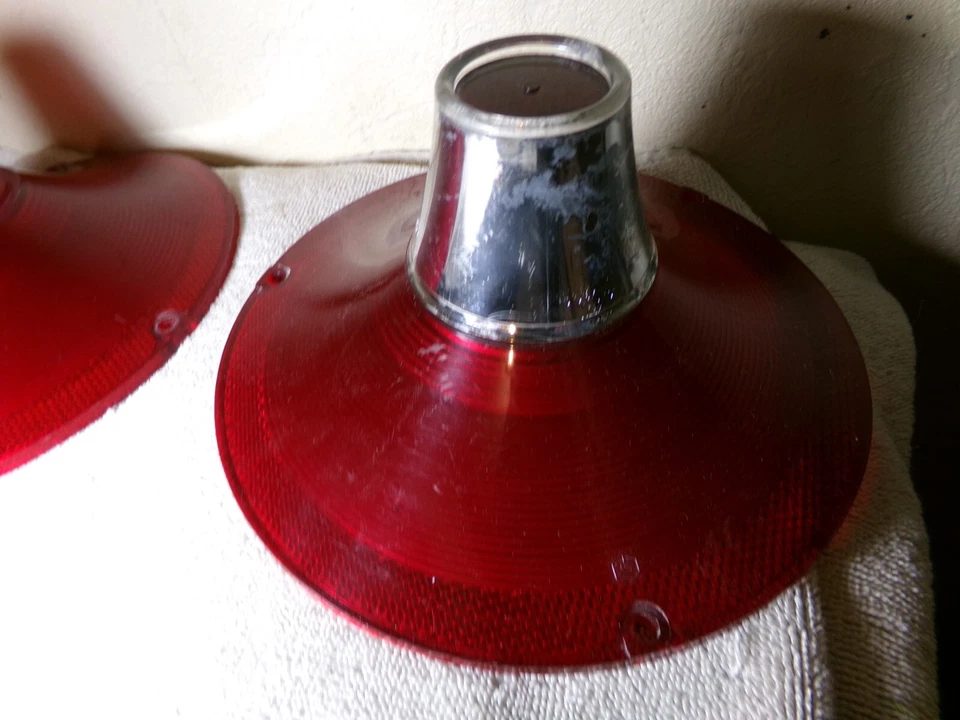 Пара линз задних фонарей от оригинального производителя, подходит для Ford Galaxie 1961 года, Fairlane и Custom - Изображение 4 из 4