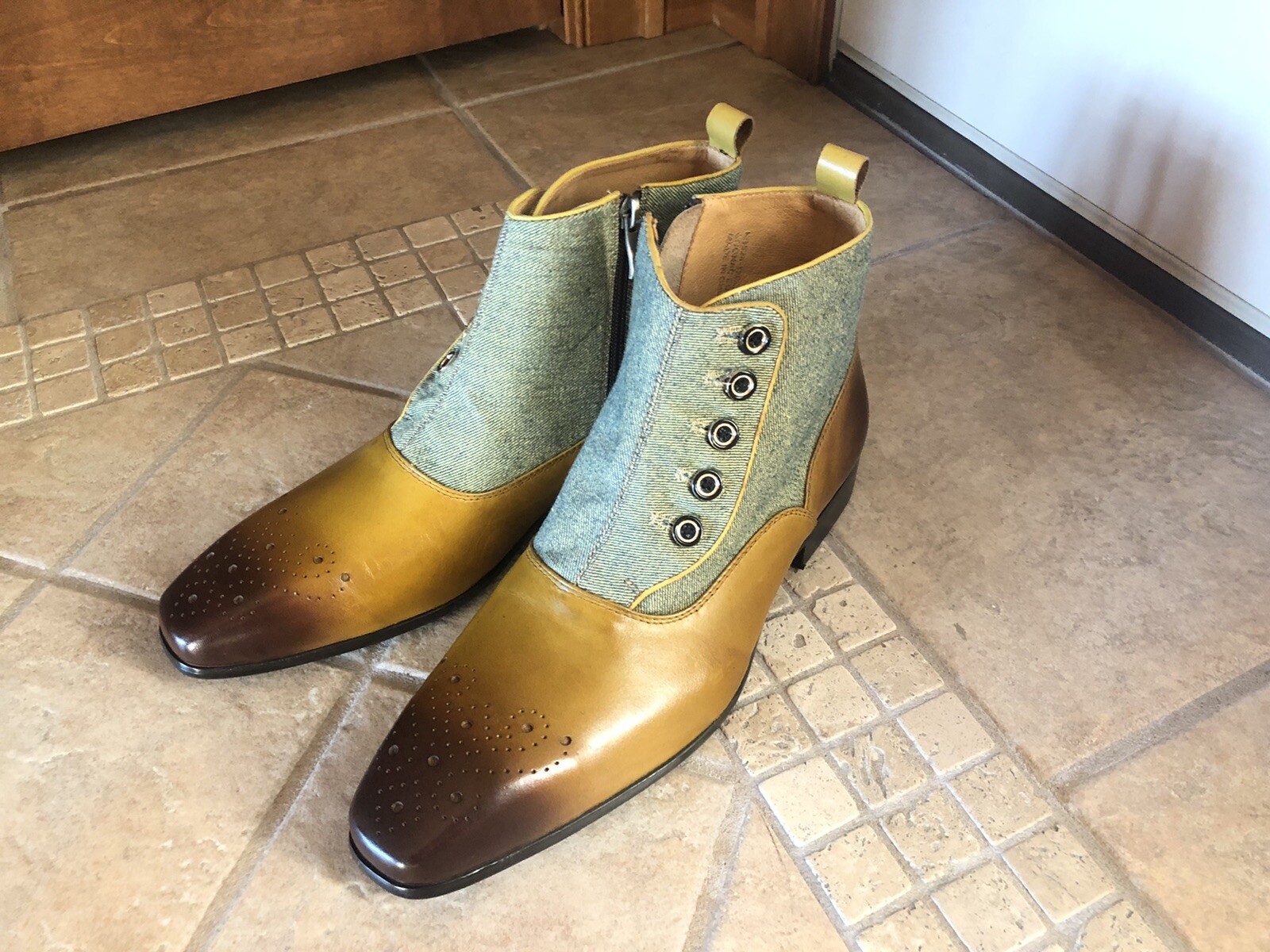 frye tyler double zip mens