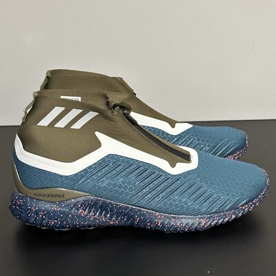 Size 12.5 - adidas Alphabounce 5.8 Zip Petrol Night | eBay