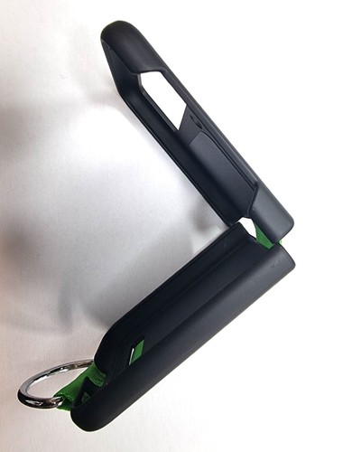 MyGadget Samsung Galaxy Z Flip 3 Strap Case - Black / Green - Picture 4 of 4