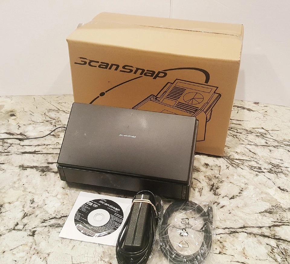 Fujitsu Full Package in Box/ Fujitsu ScanSnap IX500 Wireless Desktop Scanner - Image 3 of 4
