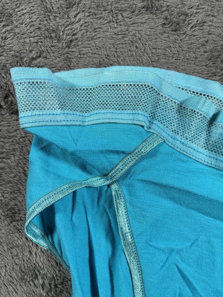 Sexy Bragas DE COLECCIÓN Elle Macpherson Grandes Años 90 Tiro Alto Encaje Banda Azul Nuevas de Lote Antiguo Foto 2 de 4