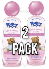 2 Pck Shampoo Leche de Almendras Ricitos de Oro