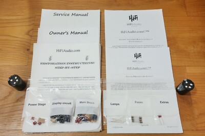 Phase Linear 400 amplifier rebuild restoration recap upgrade kit repair