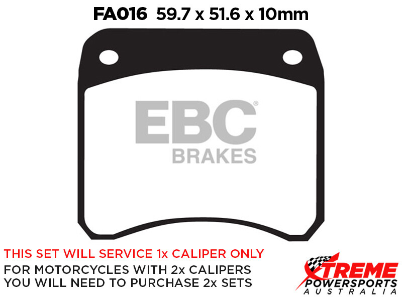 EBC FA140 Organic Rear Brake Pads – Fits Triumph Street Triple 675 (2007-2012)