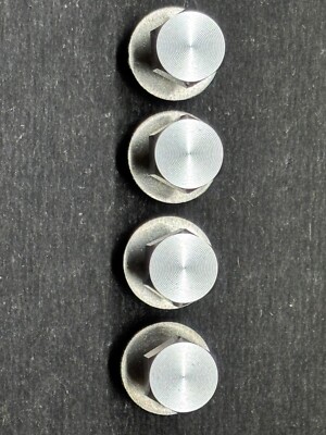 Set of 4 - Phase Linear PL400 Jeweled Faceplate Bolts-White Oak Audio Design