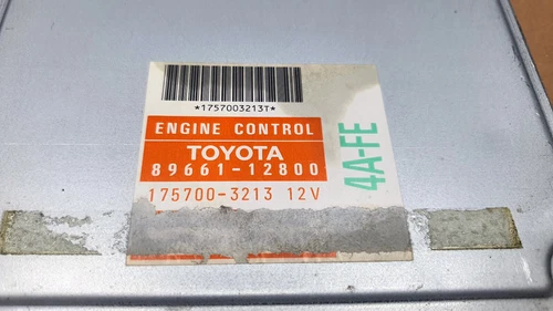 Toyota Corolla 89661-12800 4A-FE Moteur Ordinateur Unité Écu OEM Jdm D'Occasion - Picture 4 of 8