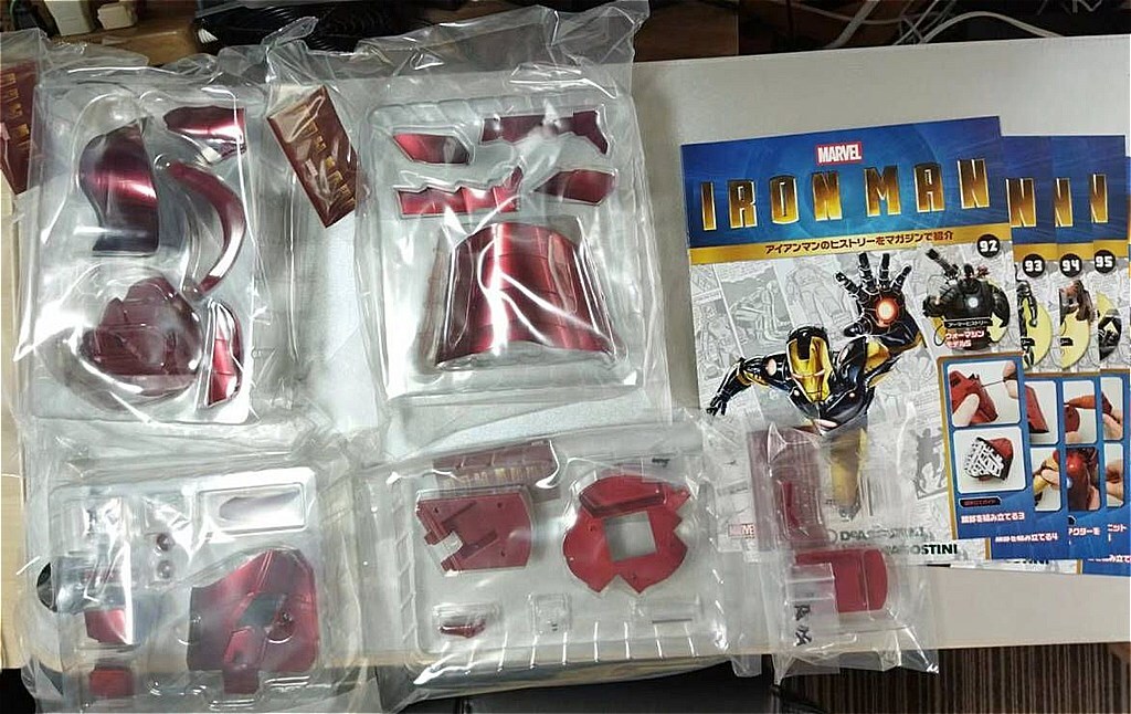 IRON MAN MARK III 1/3 Scale Diecast Model Kit Set Deagostini Jp