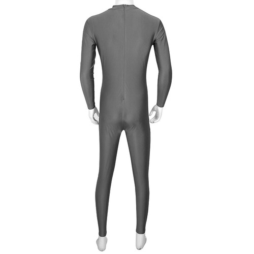 Herren Body Einteiler Bodysuit Langarm Ganzkörper Anzug Unitard Jumpsuit Overall - Picture 23 of 122