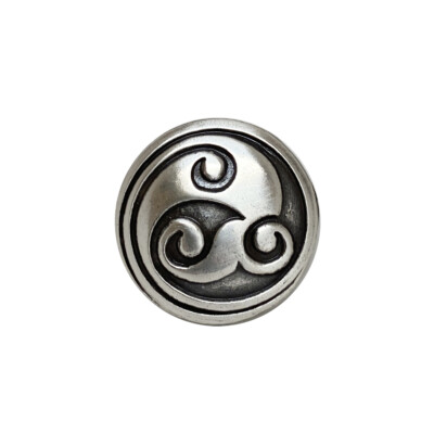 WESTERN LEATHER CRAFT HORSE SADDLE TACK 1'' ANTIQUE CELTIC CONCHOS  SCREW BACK
