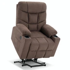 MCombo Electric Power Lift Recliner Chair Sofa for Elderly, Fabric 7286