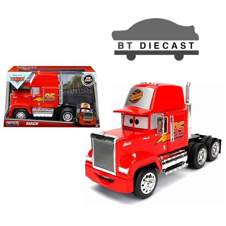 JADA HOLLYWOOD RIDES DISNEY PIXAR CARS MACK #95 1/24 DIECAST MODEL