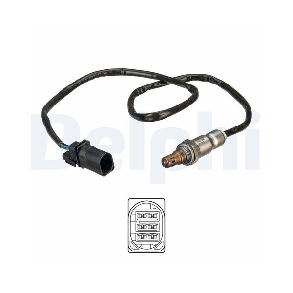 Delphi ES21204-12B1 Lambdasonde FüR Vw, Vor Katalysator-image