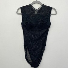Vintage Crown Label Pre Gold Label Lace Victoria's Secret Bodysuit Union Made
