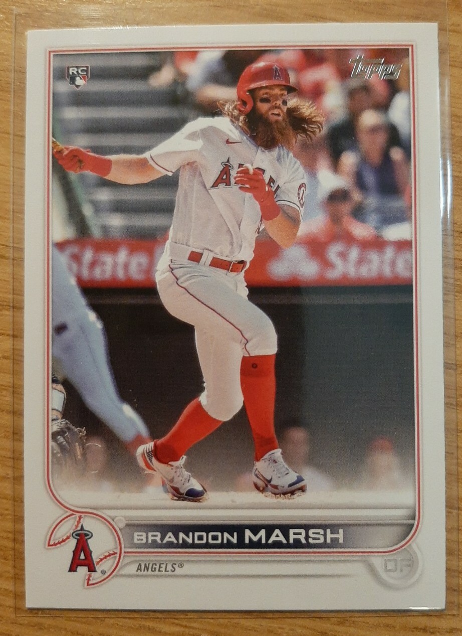 2022 TOPPS BRANDON MARSH ROOKIE #243 LOS ANGELES ANGELS