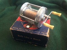 Vintage Shakespeare True Blue 1956 Fishing Reel Model FK USA Made - Circa 1950s
