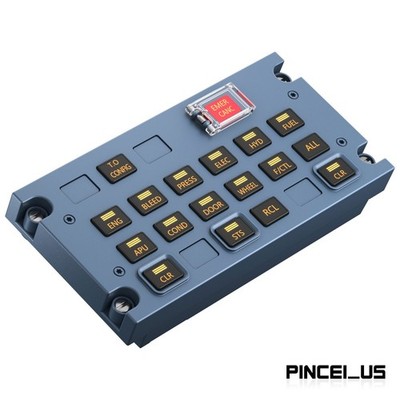 WINWING ECAM Flight Simulation Panel w/ EMER CANC Push Button for X-Plane MSFS