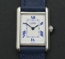 Vintage Cartier Tank Must De Cartier Quartz 925 Silver 2416
