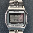 Seiko A‑904‑5009 Stainless Steel Watch – Fresh Battery – Runs Well