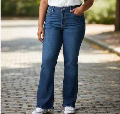 Sofia Vergara Jeans Women 16 Flare High Rise Blue Medium Wash Denim Melisa Boho