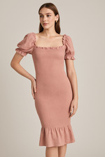 Prettygarden Peach Dress Size XXL