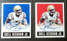 (2) 2014 Leaf Originals Odell Beckham Jr. autos. All American Wide Receiver 🔥 